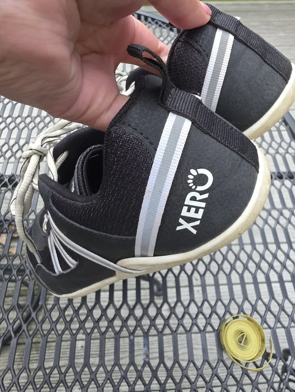 Women's Gently Used Prio Xero Black And White Shoes